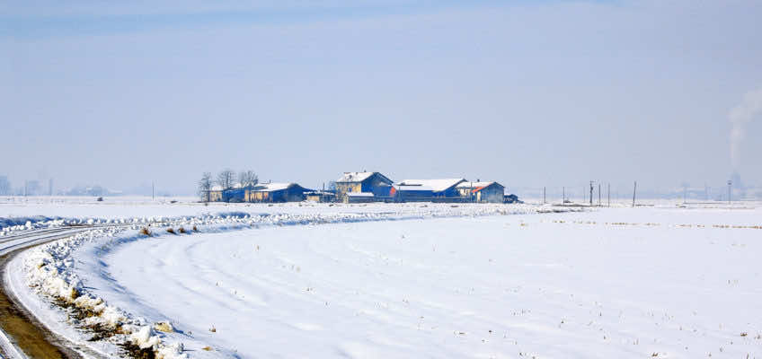 Campagna innevata